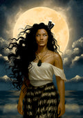 HINETEIWAIWA MOON PRINT